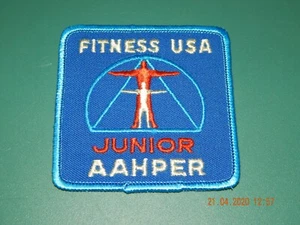 TOPPA SPORTIVA VINTAGE FITNESS PE HEALTH USA JUNIOR AAHPER DA COLLEZIONE - Foto 1 di 3