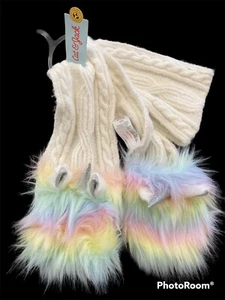 Cat & Jack Mädchen Einhorn Schal Einheitsgröße für die meisten Taschen für Hände Neu mit Etikett - Bild 1 von 7