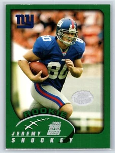 2002 Topps #317 Jeremy Shockey New York Giants ROOKIE KARTE - Bild 1 von 2