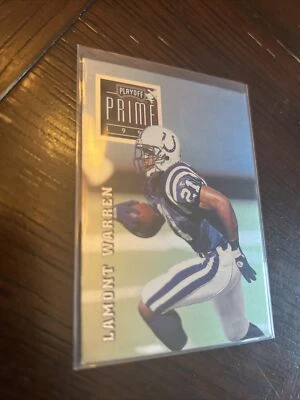 1996 Playoff Prime Football Card #122 Lamont Warren - Image 1 of 2