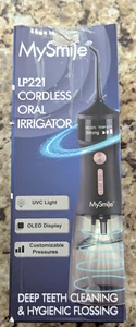 MySmile LP221 Cordless Water Flosser with UVC Sterilizable Light Oral Irrigator - Picture 1 of 6