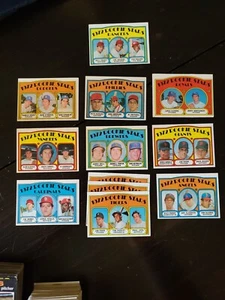 Lot 12 1972 Topps Rookie Cards Phillies Dodgers Yankees Tigers-Brewers Royals - Picture 1 of 15