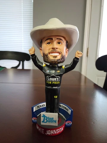 NASCAR Jimmie Johnson Commemorative Bobblehead Texas Motor Speedway 2018 Cover