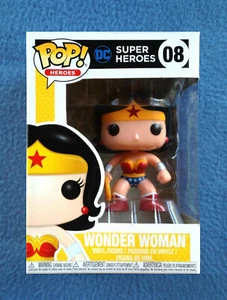 POP WONDER WOMAN #08 SUPER HEROES SERIES FUNKO 4 INCH FIGURE DC COMICS - Picture 1 of 2