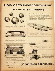 1959 Chrysler Anzeige/Vergleiche zu 1948 Plymouth - Bild 1 von 1