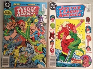 Justice League of America 241 242 agosto agosto agosto settembre 1985 DC fumetto lotto di 2 - Foto 1 di 8