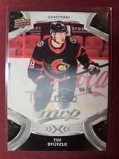 Tim Stuttzle SILVER SCRIPT 2021-22 Upper Deck MVP #18 Ottawa Senators NHL Card