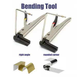 2" Metal Strip Bending Pliers Right Angle + Rounded Corner Bending Tool Two/set - Picture 1 of 14