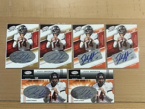 2005 Derek Anderson Sage Premium Autographed Rookie Lot Baltimore Ravens OSU - Picture 1 of 1
