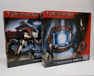 Mega Bloks Terminator Genisys Time Machine & Spider Tank - Please Read - Picture 1 of 5