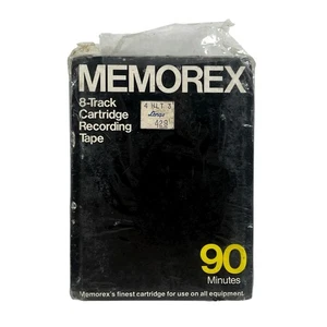 Vintage Memorex 8-Track Cartridge Blank Recording Tape 90 Mins. Sealed-"NEW" - Picture 1 of 2