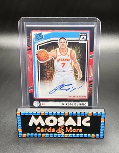 2024 Panini Donruss Optic Nikola Durisic Rated Rookie Black Pandora Auto SSP /25 - Picture 1 of 2