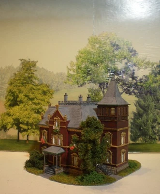 N Gauge Diorama 1:160 Entrepreneur Villa Gents House Building Patinated Lighted - Image 1 of 4