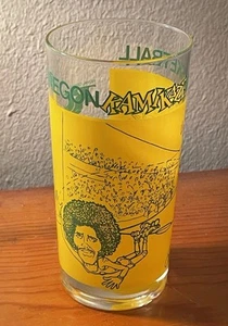 Vintage University of Oregon Kamikaze Basketball 1970s RC Cola Glass Ron Lee - Picture 1 of 8