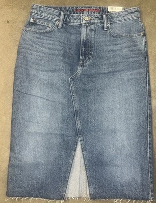 NWT Women's Joyous Shouts LUCKY BRAND Midi Denim Skirt Size 6 - Image 1 of 3
