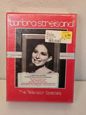 NEW Barbra Streisand: SEALED 5-Disc DVD Box Set Television Specials (1965-1973) - Image 1 of 4
