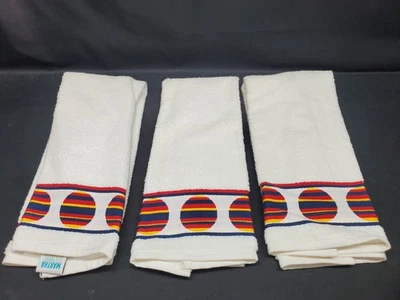 "3 toallas de cocina Martha Stewart 100 % algodón XL 30""x15,5"" - punto a rayas" Foto 1 de 4