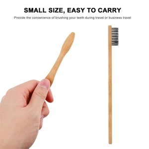 20 Pcs Bamboo Toothbrush Portable Personal Friendly Biodegradable Brush - Bild 1 von 12