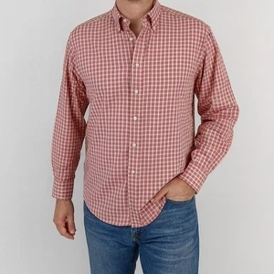Burberry  Mens Long Sleeve Plaid Button Down Cotton Casual Shirt Size XL - Picture 1 of 10