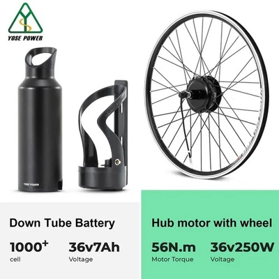 36V250W 26"/28" Rear Cassette Conversion Kit 36V7Ah Samsung Cell Battery A3 PRO - Image 1 of 4