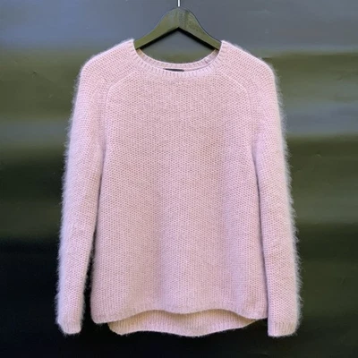 Suéter Jersey Max Mara Max & Co Talla L Mohair Angora Polvo Rosa Difuso Barbiecore Foto 1 de 4