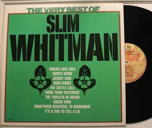 Slim Whitman Lp The Very Best Of On United Artists - Vg To Nm Vg - Picture 1 of 1