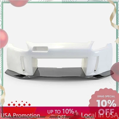 Parachoques delantero sin pintar con kits de carrocería de labio delantero de fibra de carbono para Honda S2000 Frp Foto 1 de 4