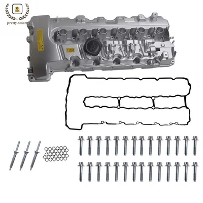 Cubierta de válvula de motor de aluminio para BMW Z4 335i 535i 740i 740Li F02 E70 N54 Foto 1 de 4
