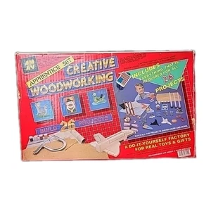 VINTAGE 1989 APPRENTICE SET CREATIVE WOODWORKING KIT SEALED NEW - Picture 1 of 11