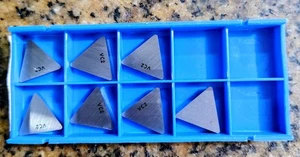 🗽VALENITE TPG-322 VC2 INDEXABLE CARBIDE INSERTS 7 PCS MACHINIST/ TOOLMAKER - Picture 1 of 6