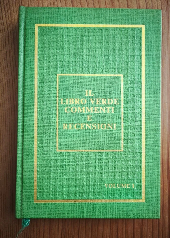 Il libro verde commenti e recensioni, vol. 1, Gheddafi. - Immagine 1 di 4