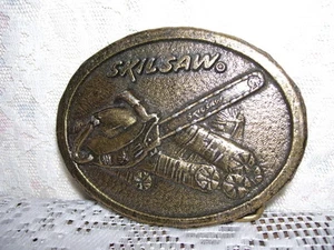 Belt Buckle Construction Carpenter Skil Saw Design - Picture 1 of 2