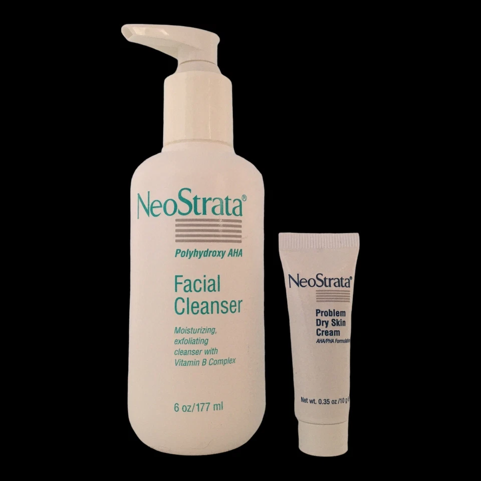 NeoStrata limpador facial poli-hidroxi AHA complexo de vitamina B + dupla de creme AHA/PHA - Imagem 1 de 4