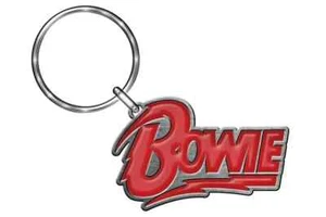 Llavero de metal en forma de logotipo flash de David Bowie 55 mm x 35 mm (rz) - Imagen 1 de 1