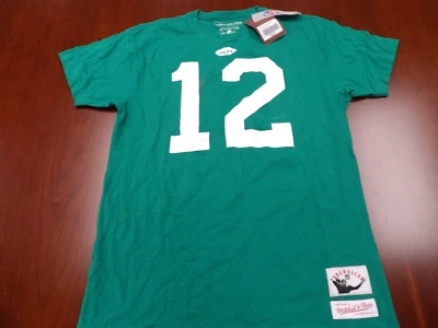 CAMISETA JERSEY VERDE NUEVA MITCHELL & NESS NFL NEW YORK JETS JOE NAMATH TALLA S Foto 1 de 4