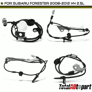 4Pcs ABS Wheel Speed Sensor for Subaru Forester 2008-2012 H4 2.5L Front & Rear - Picture 1 of 8