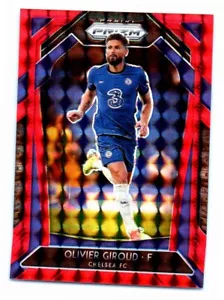 2020 Panini Prizm Premier League Red Olivier Giroud Chelsea FC #223 - Picture 1 of 2