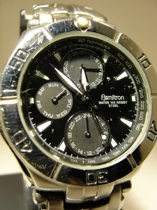 RELOJ DE CUARZO ARMITRON PARA HOMBRE, ESTILO CRONÓGRAFO, ESTUCHE DE ACERO INOXIDABLE - Imagen 1 de 4