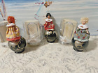 KISH & CO, 3 Kishlets with globe stands, Excellent, Evie, Lily & Bebe, in boxes