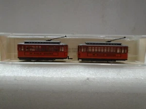 Model Power N Guage #9052 Brill Trolley w/Dummy Diesel Locomotive - Picture 1 of 3