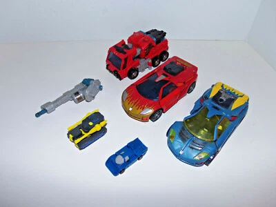 5 Transformers HotShots Excellion Inferno Energon Minicon Dualor Tailspin Lot - Image 1 of 4