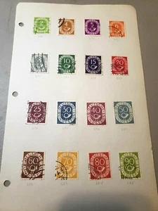 16 - DEUTSCHLAND Deutsche Bundespost Briefmarken 2 - 90 alle mit Posthorn - Bild 1 von 12
