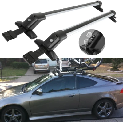 43.3" Aluminum Car Top Roof Rack Cross Bar Luggage Carrier For Acura RSX 2002-06 - Imagem 1 de 4