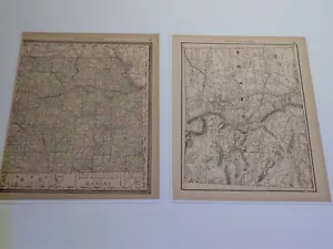 Antique Maps of Missouri, Colorado, New Mexico & 1/2 of Kansas Rand McNally 1888 - Picture 1 of 13