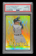 2013-14 Panini Select Gold Prizm En Fuego /25 Miguel Cabrera #EF6 PSA 10