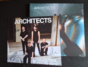 ARCHITECTS THE SKY THE EARTH AND ALL BETWEEN LP & UK EXCLUSIVE SIGNED 12" PRINT - Picture 1 of 4