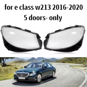 für MERCEDES BENZ E-KLASSE W213 2016-2020 SCHEINWERFERGLAS SCHEINWERFER GLAS R+L - Bild 1 von 18