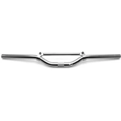 MANUBRIO SCOOTER STREET BIKE ERGAL ANODIZZATO CROMO BOOSTER AEROX F12 TYPHOON - Immagine 1 di 3