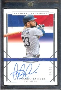 2020 National Treasures FERNANDO TATIS JR #IT-FTJ Dominican Republic Auto /99 - Picture 1 of 2