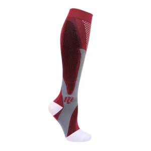 Mens Compression Socks 20-30 mmhg Sports Knee High for Running Fitness Winter US - Picture 1 of 24